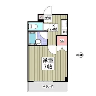 DAIKAN【3階】の間取り