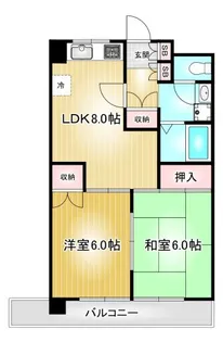 AMITYヤスダ【2階】の間取り