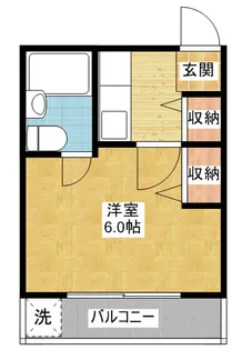 フィールドシティ新栄第Ⅰ【5階】の間取り