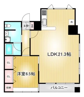 Trusty千種南【6階】の間取り