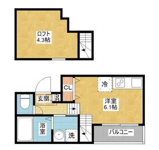 stage新栄【2階】の間取り