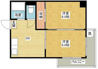 明治第2ビル【5階】の間取り