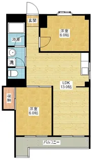 パールハイツ【2階】の間取り