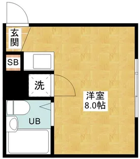 ハートイン今池南【2A号室】の間取り