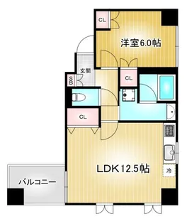 RINASCERE(リナッシェレ)【7階】の間取り