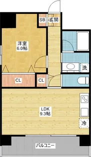 プランドール千種【5階】の間取り