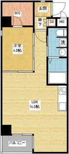 T・SQUARE(ティースクエア)【7階】の間取り