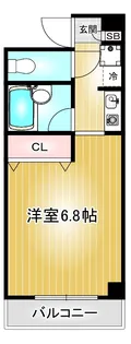 ドミール新栄【2階】の間取り