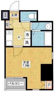 アルテミス平和【8階】の間取り