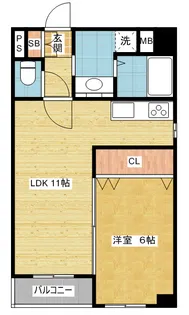 アーク上前津ビル【4階】の間取り