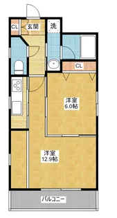 ガレリアM千代田【9階】の間取り