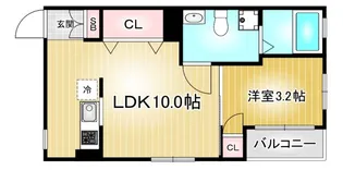 White Hills West【3階】の間取り