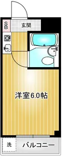 パリーマンション【4階】の間取り