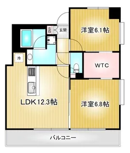 アーデン泉プレミア【5階】の間取り