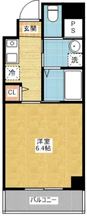 ワイズタワー新栄【6階】の間取り