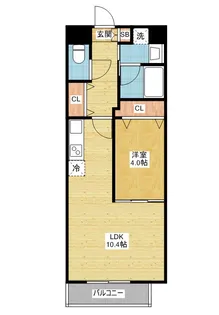 ArtizA上前津Ⅱ【9階】の間取り