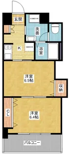 プレステージ名古屋【8階】の間取り