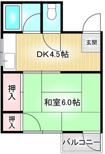 西三宝ビル【502号室】の間取り