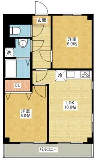 第3フクマルビル【3階】の間取り