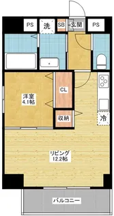 GRANDUKE新栄(グランデューク新栄)【5階】の間取り