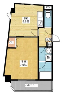 良庵【7階】の間取り
