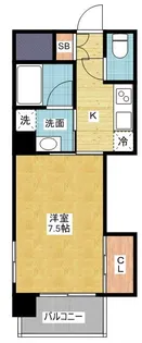 TRUSTY千代田【8階】の間取り