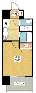 フロンティアタワー名駅南(旧CITY SPIRE 名駅南)【2階】の間取り