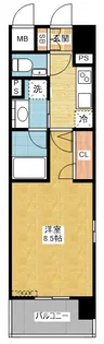 セレニティー大須【4階】の間取り