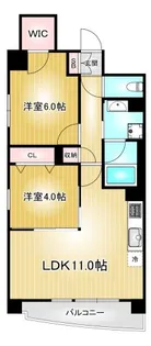 サンエスケーイワタ名城【3階】の間取り