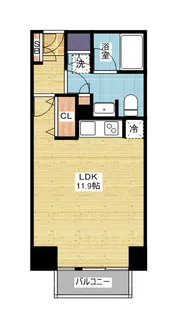 ミュプレ矢場町(プライムアーバン矢場町)【12階】の間取り