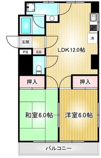 サンパーク千代田【3階】の間取り