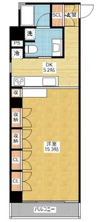 スクエア名駅南【5階】の間取り