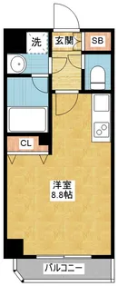 シェモア大須(旧レジデンシア大須)【8階】の間取り