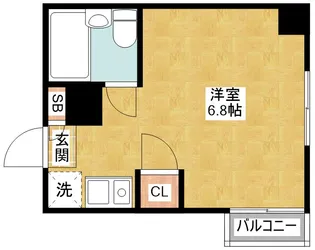マンションAA【3階】の間取り