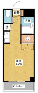 ホーメストつるまい【5階】の間取り