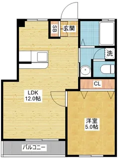 ナトゥーラ今池【2階】の間取り