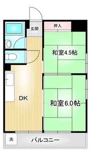 石坂ハイツ【5階】の間取り