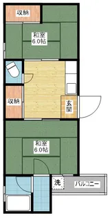 川島ビル【1階】の間取り