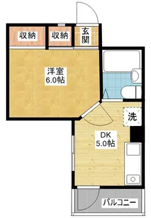サンハイツ桑山【3階】の間取り
