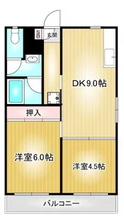 関谷ハイツ【2階】の間取り