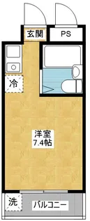 グリーンパークハイツ西山【2階】の間取り