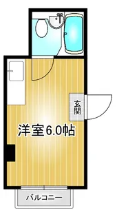 花鳥ビル【5階】の間取り