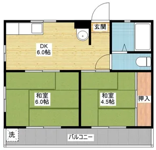 コーポ前田【2階】の間取り