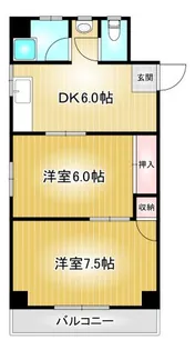 新栄マンション【2階】の間取り