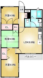 山田ビル【4階】の間取り
