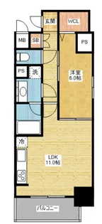 プティフルール【2階】の間取り