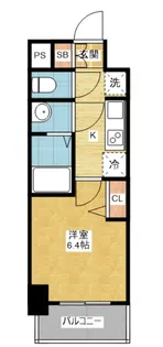 アステリ鶴舞ディオ【15階】の間取り