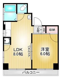 ハイネス桜山【3階】の間取り