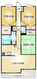 トラスティ甚目寺【4階】の間取り