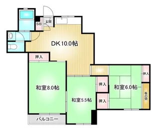 森島ビル【5階】の間取り